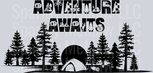 outdoors-ADVENTURE Awaits 16 oz UV DTF Wrap