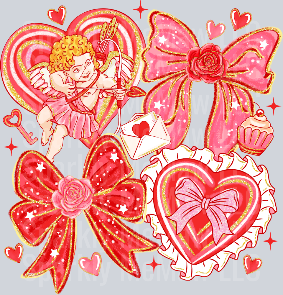 Valentine Cupid Coquette UV DTF Decal