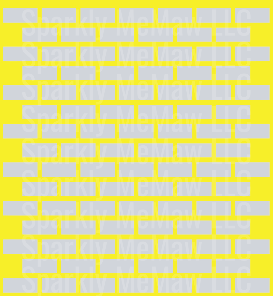 yellow Brick outline 10x10