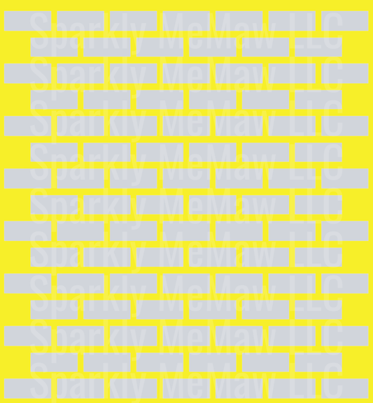 yellow Brick outline 10x10