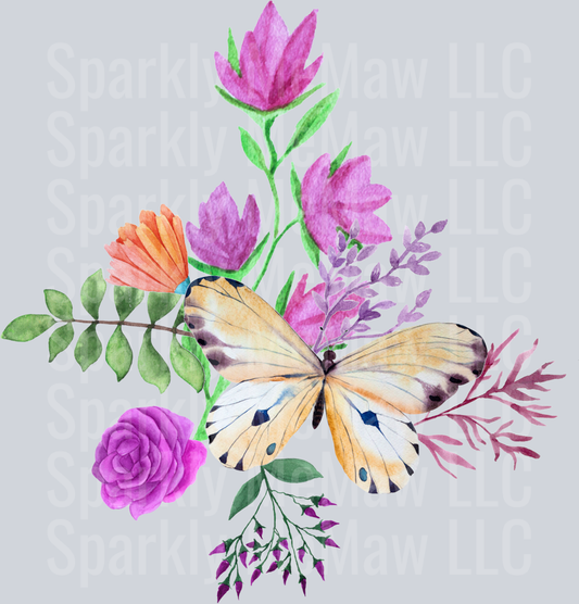 Butterfly UV DTF Clipart Decal 6