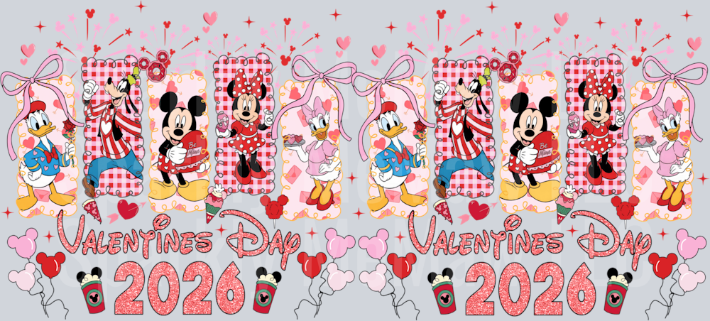 Valentine 16 oz UV DTF Wrap 35