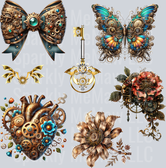 Steampunk Collection UV DTF