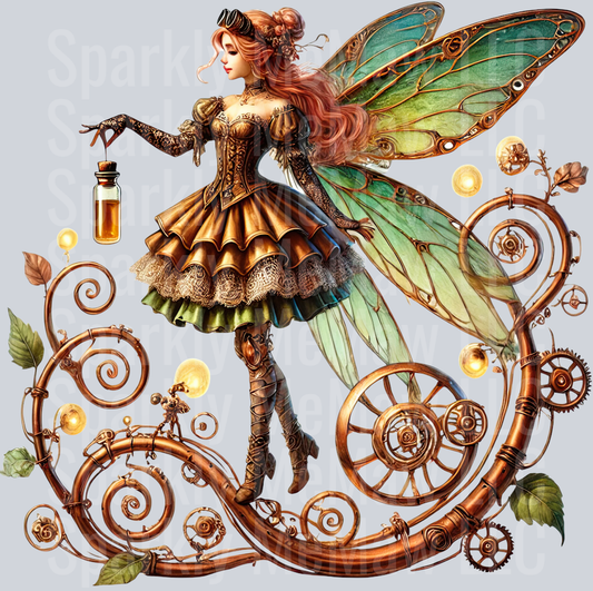 Fairy  SteamPunk UV DTF Decal 11
