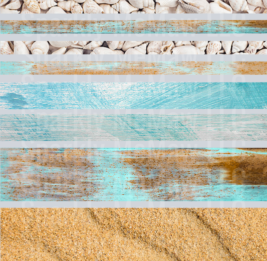 Beach Please sheet 10x10 UV DTF Sheet