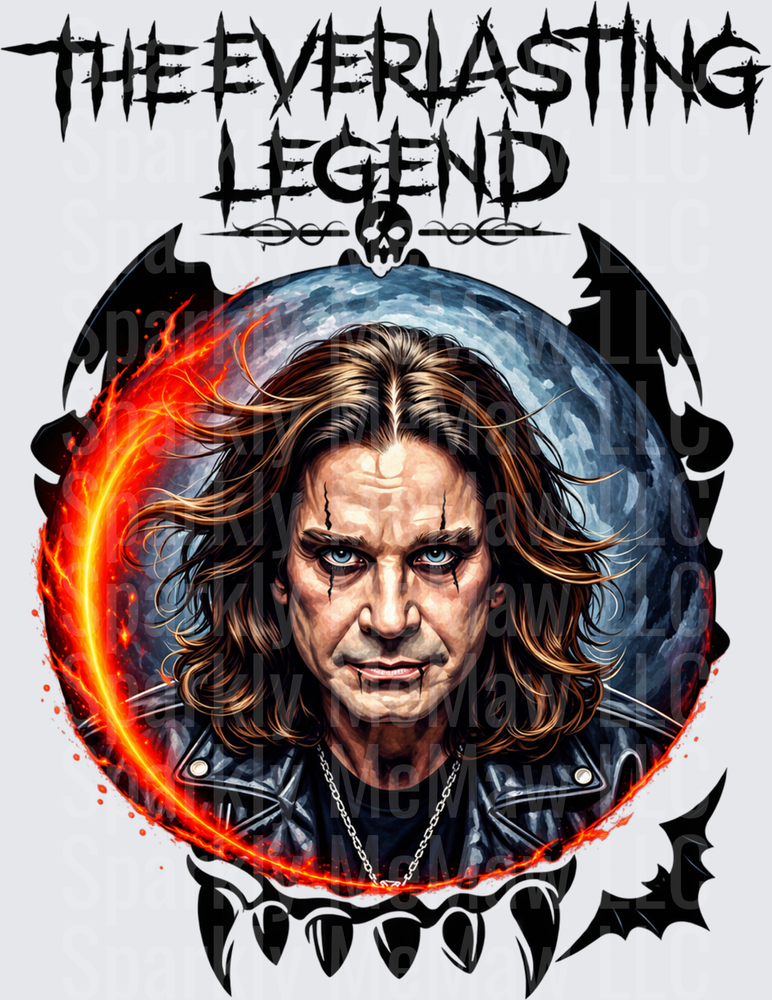 The Everlasting Legend UV DTF Decal