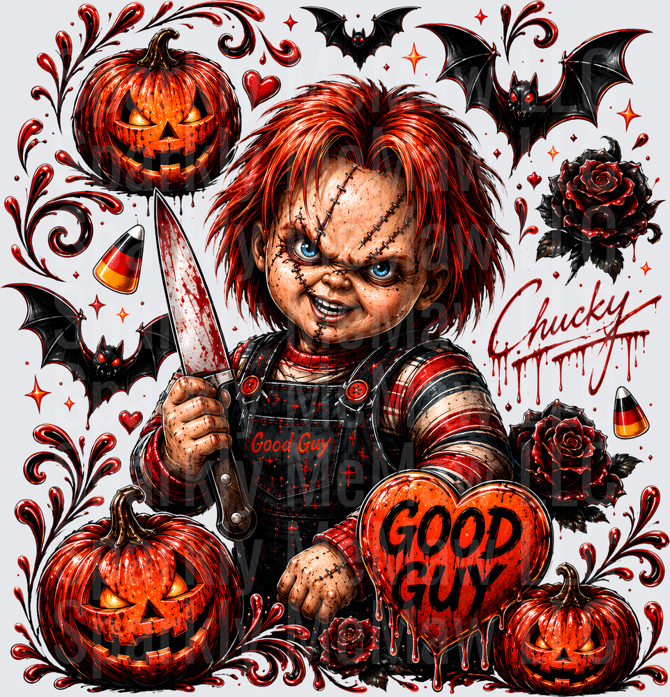 Chucky Good Guy Halloween DTF UV DTF Decal