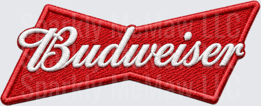 Budweiser Red Bowtie Logo UV DTF Decal