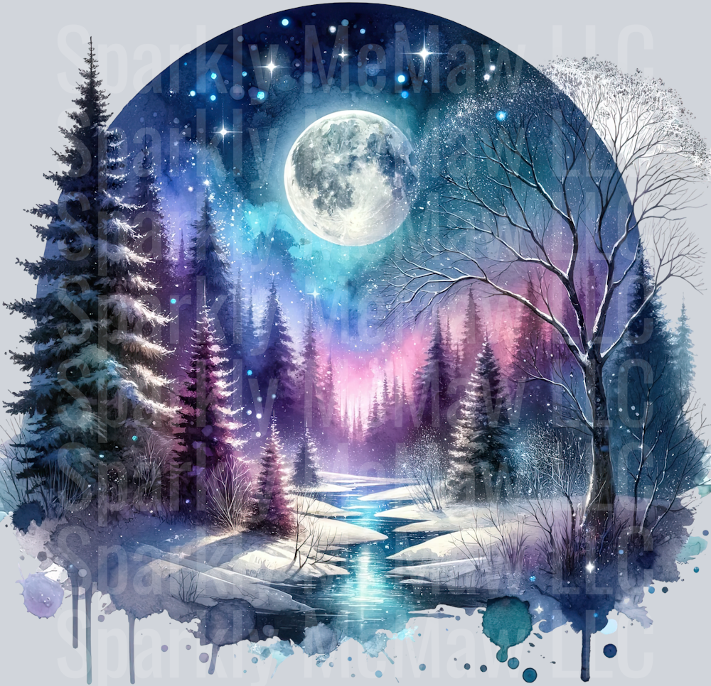 2 Magic Forest Clip Art Decal