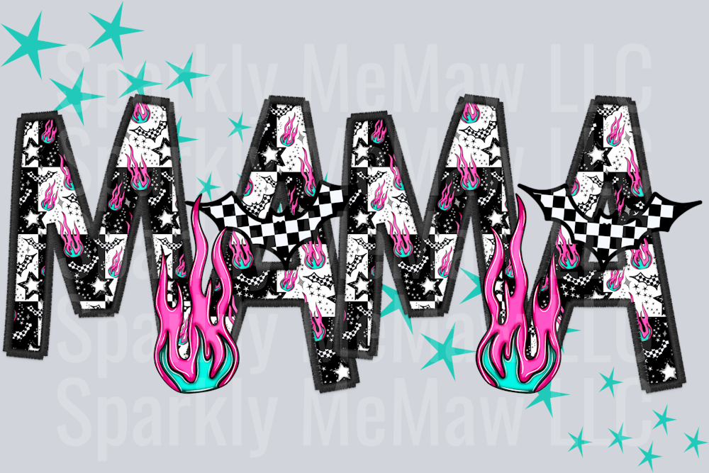 mama 5 UV DTF Decal