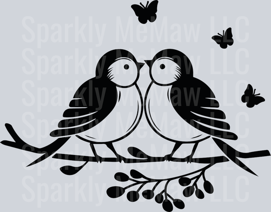 Bird UV DTF Clipart Decal 13