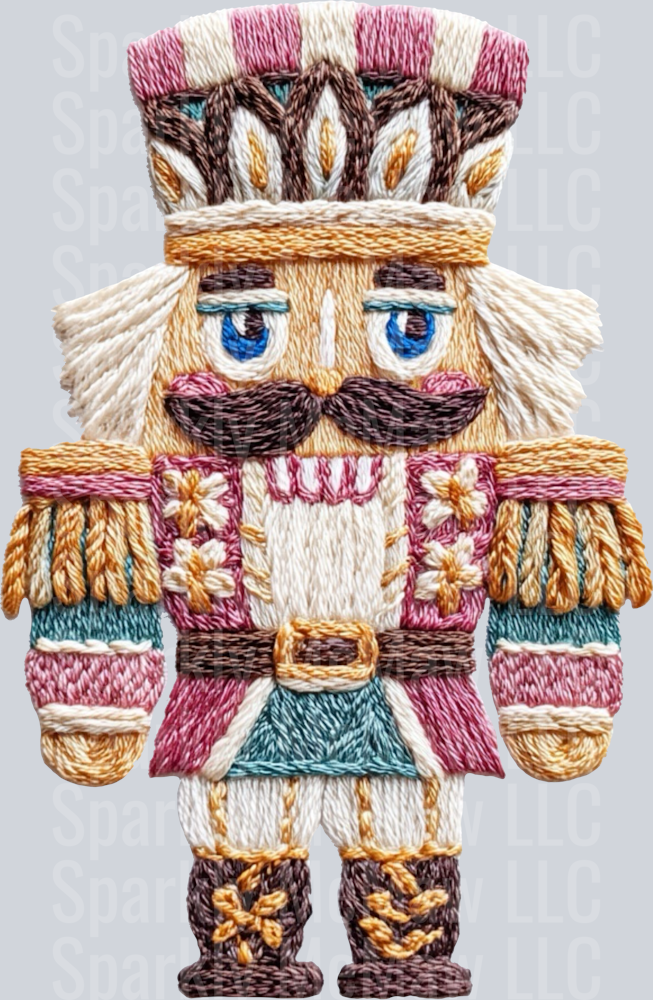 Yarn Nutcracker Ready to Press DTF Transfer (Fabrics only)