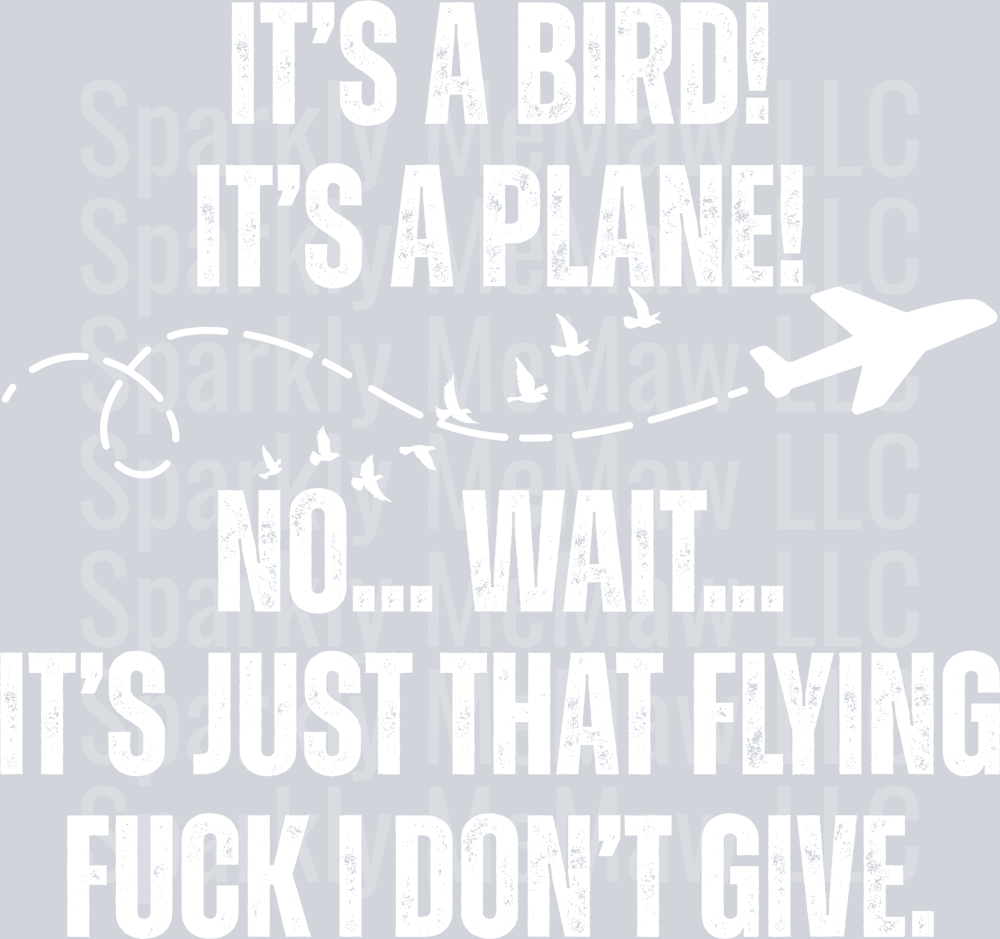 It's a Bird UV DTF Decal