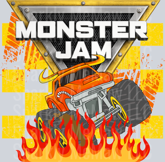 monster jam loco DTF Transfer (fabrics)