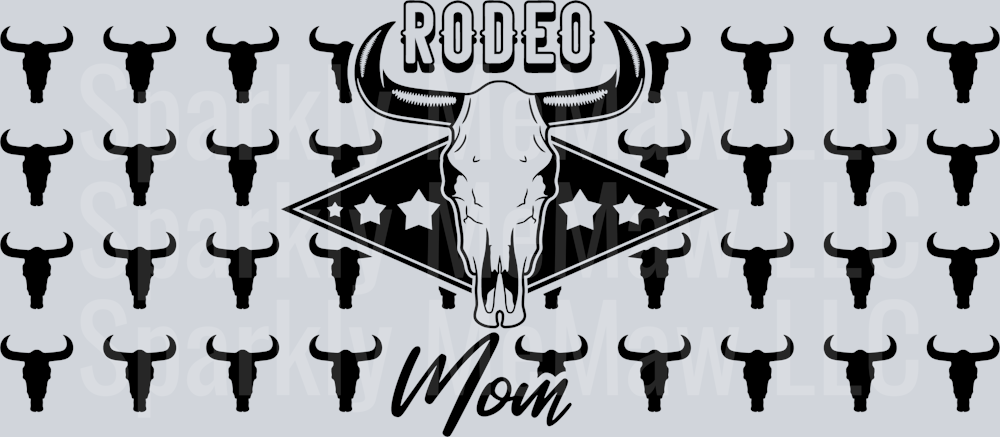 Rodeo Mom 16 oz UV DTF Wrap