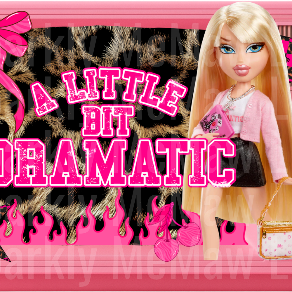 Dramatic Doll uv dtf decal