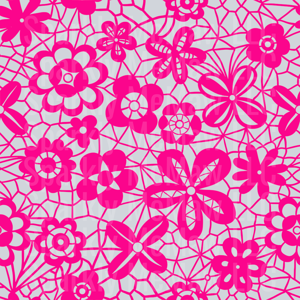 Seamless pink lace 10x10