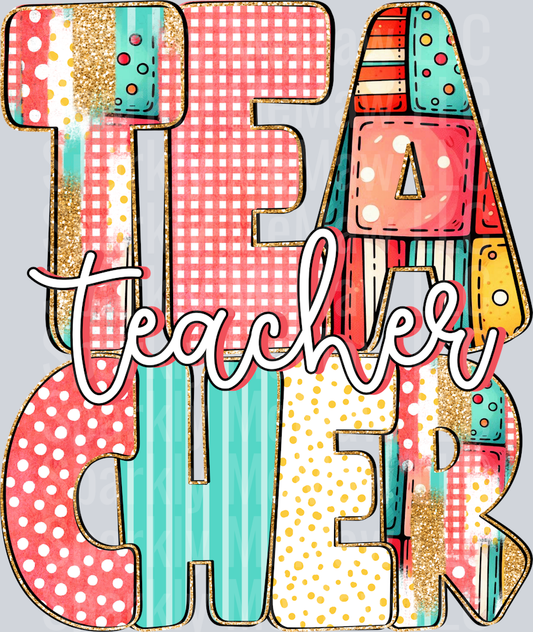 Teacher 1 UV DTF Decal