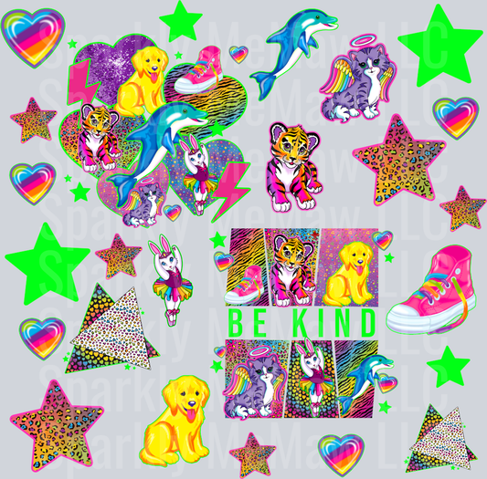 LF VINTAGE 10X10 UV DTF Element Sheet