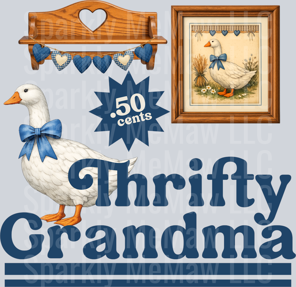 Thrifty Grandma DTF Transfer
