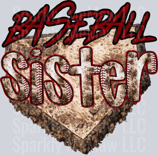 Baseball Sister DTF Transfer