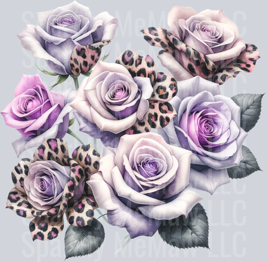 rose  Animal Rose UV DTF Clip Art Decal