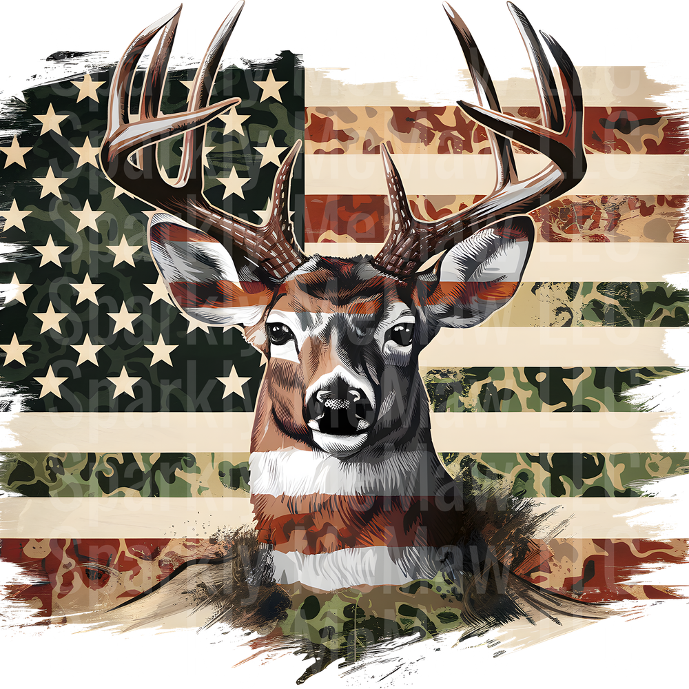 Hunter Deer UV DTF Decal