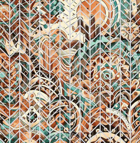 Western 2 Cut N Stick 10x10 UV DTF Sheet