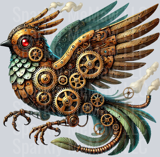 Steampunk Clip Art UV DTF Decal  7