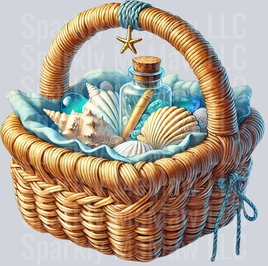 19 Ocean Boho Summer ClipArt Decal