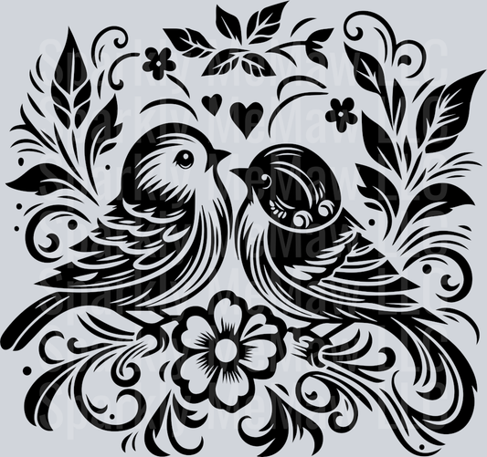 Bird UV DTF Clipart Decal 14