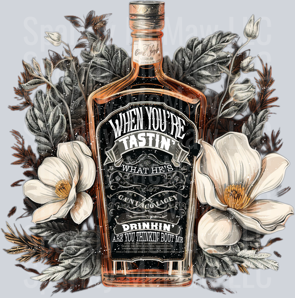 Thinkin About me UV DTF Decal