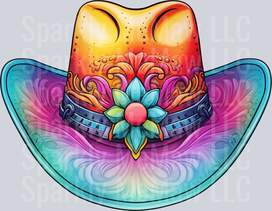 CowGirl UV DTF Clip Art Decal 21