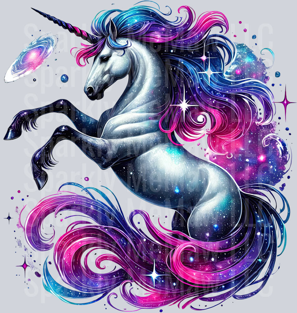 Starry Unicorn ClipArt Decals 17