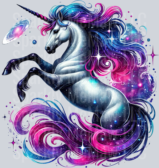 Starry Unicorn ClipArt Decals 17