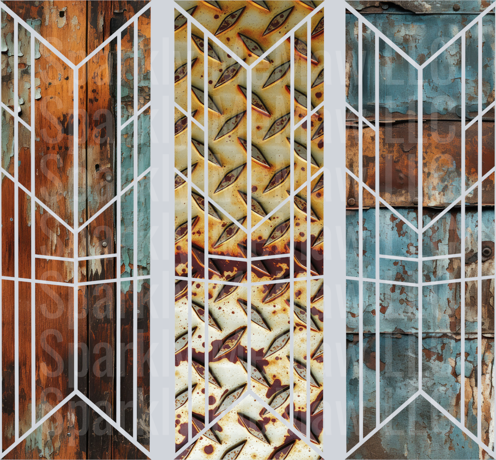 Rusty Grunge 10 wide