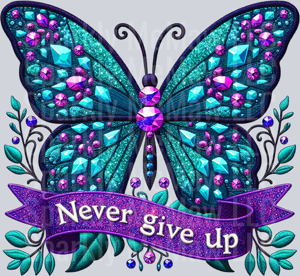 nevergiveupblingbutterfly