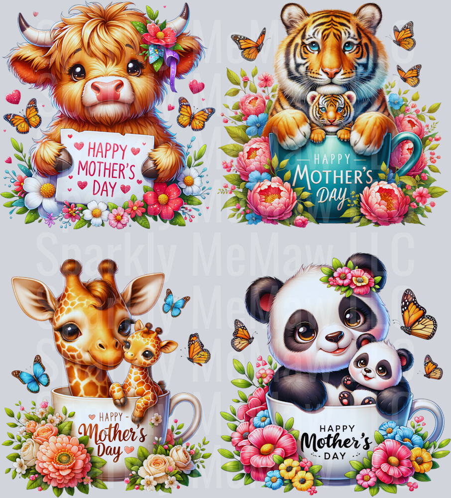 Mothers day UV DTF Element Sheet