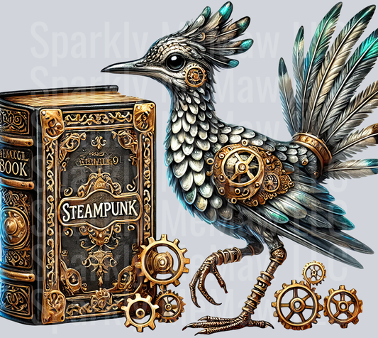Road Runner SteamPunk UV DTF Decal 41