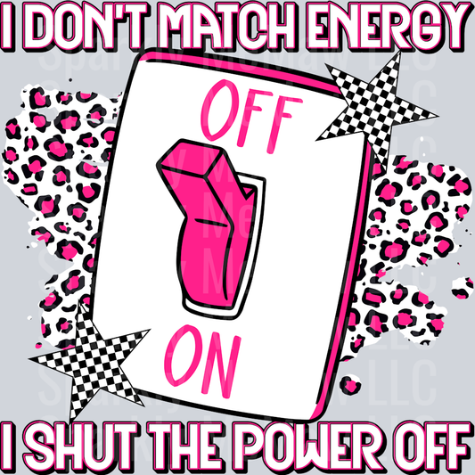 i dont match UV DTF Decal