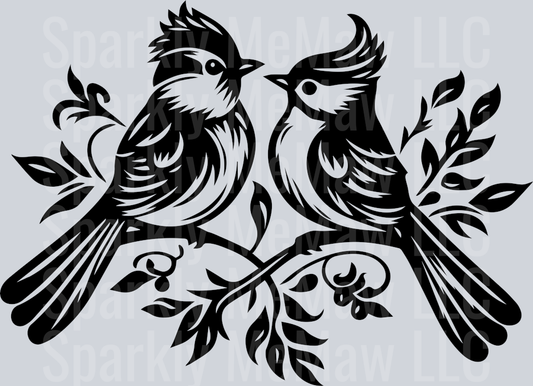 Bird UV DTF Clipart Decal 12
