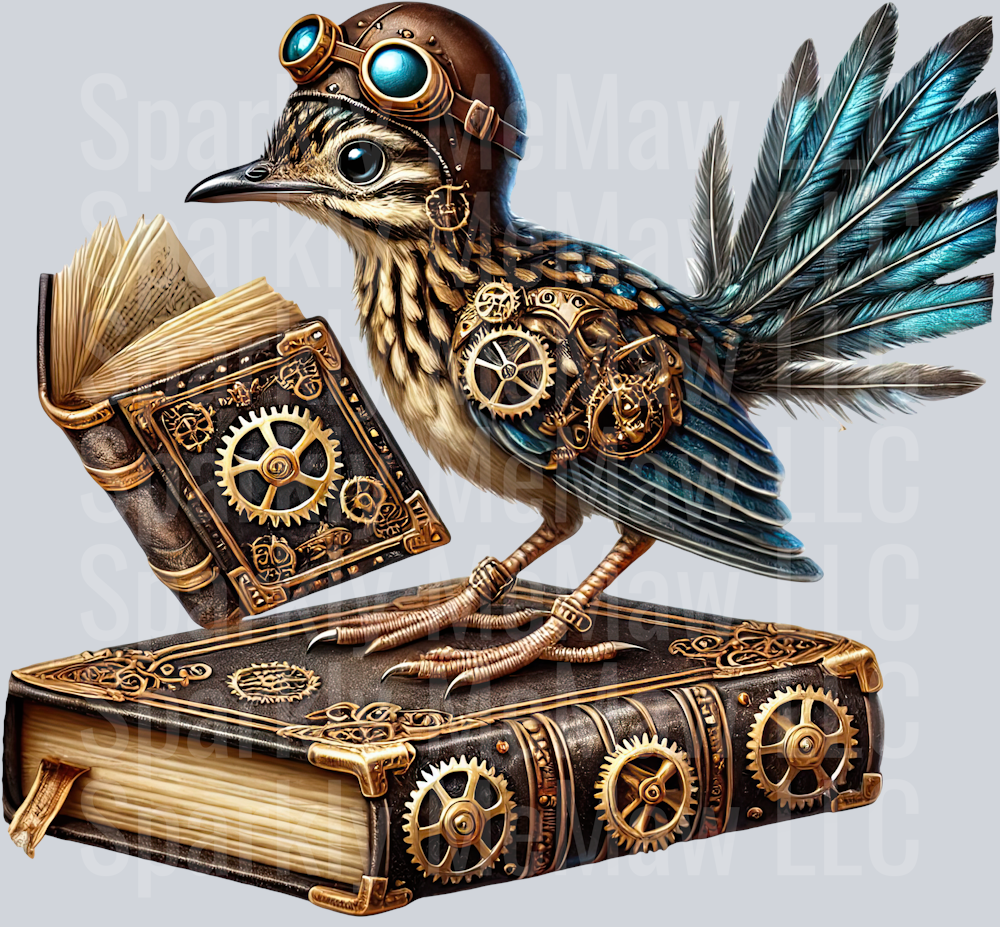 Road Runner SteamPunk UV DTF Decal  32