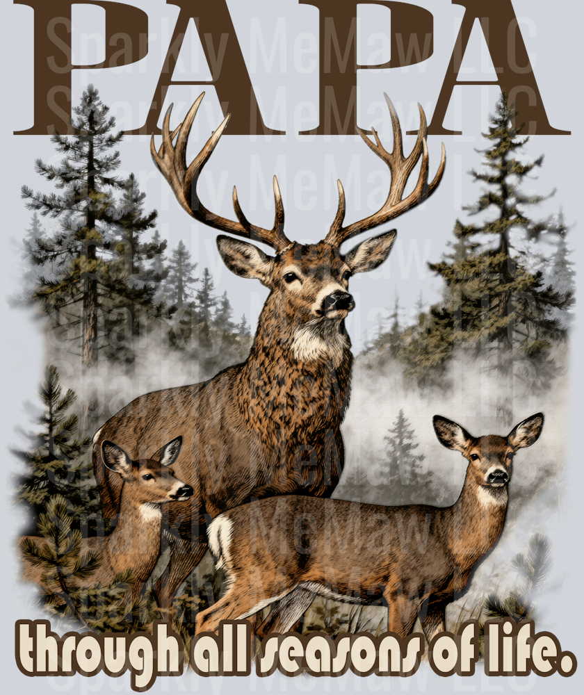 papa seasons UV DTF DECAL