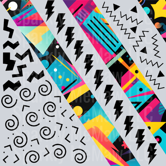 Retro Funk 2 multi media sheet 10x10