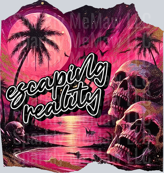escaping reality UV DTF Decal