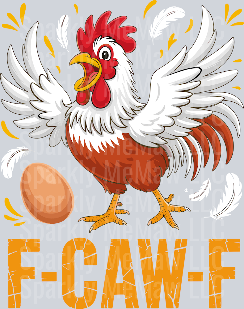 F-Caw-F UV DTF Decal Version 7