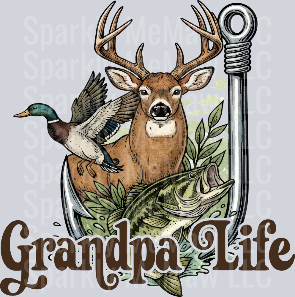 grandpa hunt DTF Transfer (Fabrics)