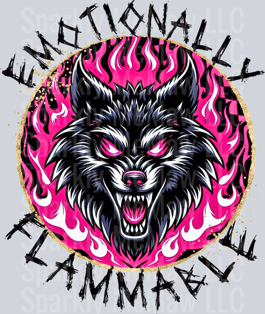 emotionally UV DTF Decal