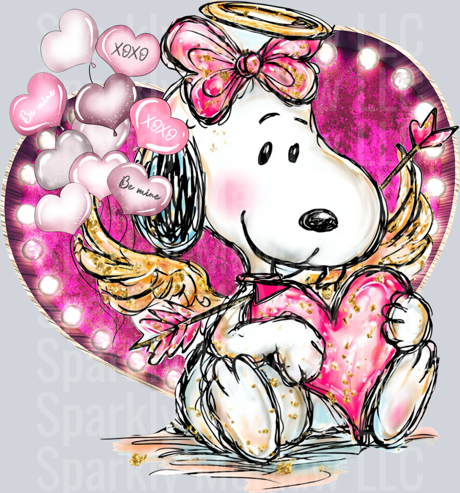 Puppy Love DTF Transfer (Fabrics)
