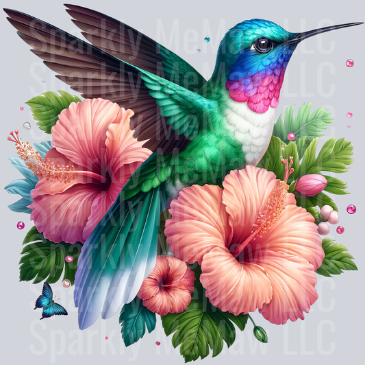 19 Hummingbird Clip Art UV DTF Decal